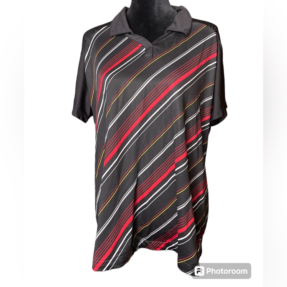 Lopez Desert Dry Striped Ladies Polo Shirt